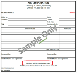 Sales Invoice vs Billing Invoice