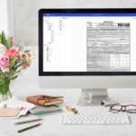 BIR Form 1701 on Mac screen.