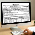 BIR Form 1604C on screen