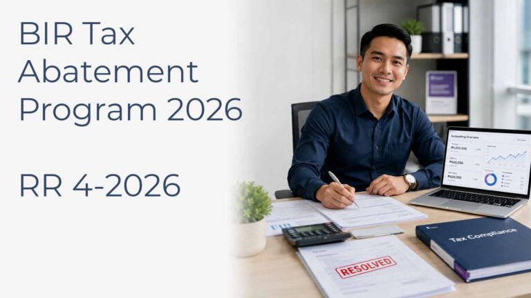 bir tax abatement-program 2026 - revenue regular 4-2026