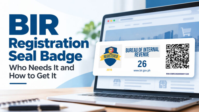 bir registration seal badge