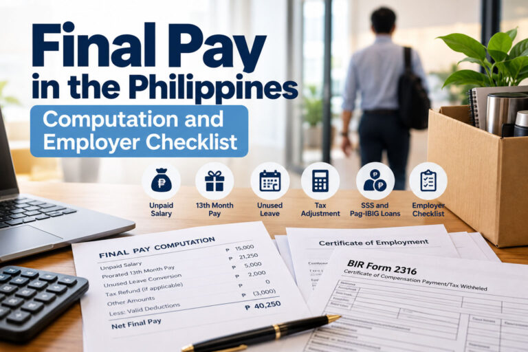 Final pay